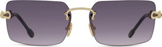 Fred Perry Force 10 Zonnebril - unisex - Zonnebrillen - Geel - 59 MM - Accessoires