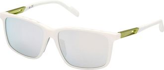 Adidas Sport SP0050 24C Mens Sunglasses White Size 57