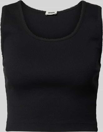 Drykorn Drykorn Tanktop mit Rundhalsausschnitt Modell FARIDA in Black, Gr&ouml;&szlig;e XL