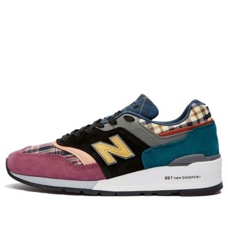 New Balance 997 Made In USA Plaid Pack - Burgundy M997DJ