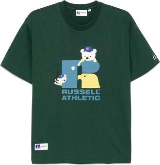 Chocoolate logo-print T-shirt - men - Cotton - S - Green