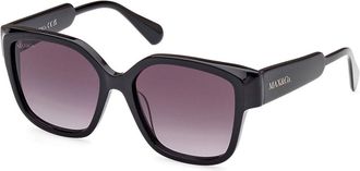 Max & Co. MO0075 01B Womens Sunglasses Black Size 55