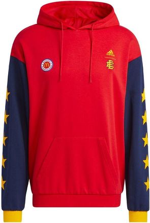 adidas Logo Printing Splicing Unisex Red HB0733