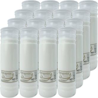 OEM Insertos De Vela De Parafina Bispol Kaganek K7 168 H 7 D&iacute;as 16 Piezas