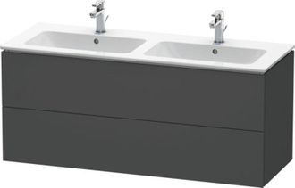 Duravit Duravit - L-cube Mueble De Pared, 2 Cajones, Ancho: 1290mm, Para Me