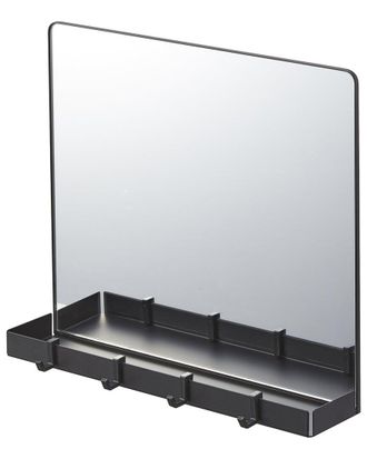 Yamazaki Home Magnetic Mirror with Storage Rack