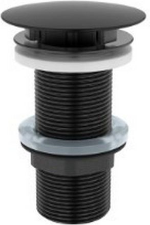 Xora Ablaufventil, Schwarz, Metall, 7.0x6.5x7.0 cm, Badezimmer, Waschbecken & Armaturen, Armaturen