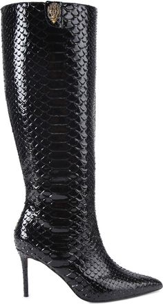 Kurt Geiger Womens Belgravia Knee Boots - Black - Size UK 3