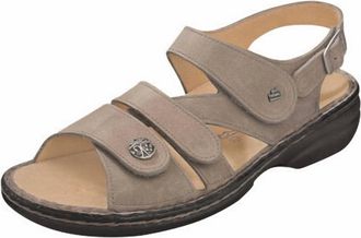 Finn Comfort Womens Gomera-S Sandals In Taupe Equipe