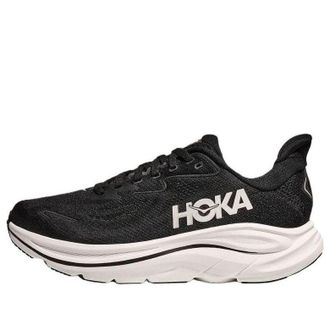 Hoka One One (WMNS) HOKA ONE ONE Clifton 10 Wide Black White 1162050-BBLC