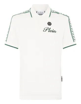 Philipp Plein Piquet Polo T-Shirt Plein Tennis