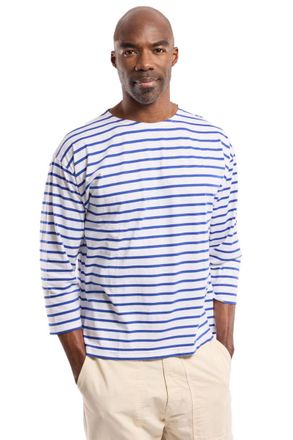 Armor Lux Armor Lux Mens Beg Meil T-Shirt Not Applicable, Multicolour (Blanc/Etoile Dw5), Small (Manufacturer Size: 2)