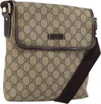 Gucci Pre-owned Plastic Cross Body Bag - Dames - Vintage Schoudertas - Beige - ONE Size - Vintage