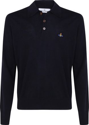 Vivienne Westwood Long-Sleeve Polo Mark