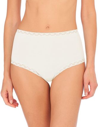 Natori Bliss Cotton Full Brief in Ivory at Nordstrom, Size X-Large