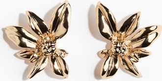 H&M Bl&uuml;tenf&ouml;rmige Ohrringe - Gold