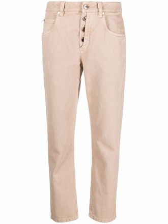 Brunello Cucinelli Cropped chino - Beige