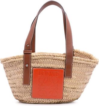 Loewe Pre-owned Loewe Small Raffia Basket Tote Ladies OGU0GNUOYCEMRTL5