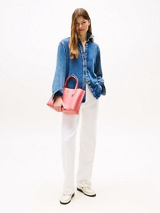 Tommy Hilfiger Bolso tote con placa del monograma TH