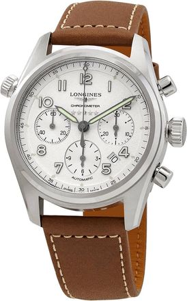 Longines Spirit Chronograph Automatic Silver Dial Mens Watch L3.820.4.73.2