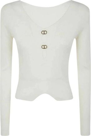 Twinset Mujer, Jerseys, Blanco, Talla: L