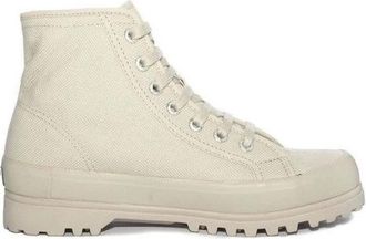 Superga 2341 Alpina - Dames - Veterlaarzen - Grijs - 38 EU - Katoen - Schoenen