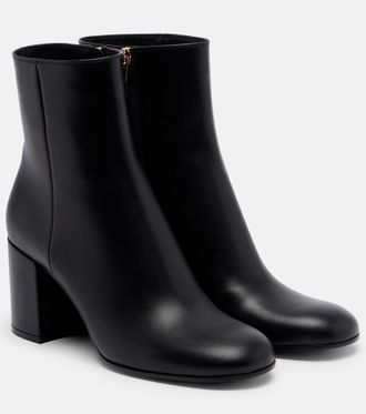Gianvito Rossi Joelle leather ankle boots