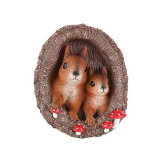 OEM &Aacute;rbol Agujero Padre Hijo Ardilla Colgando &Aacute;rbol 3d Animal