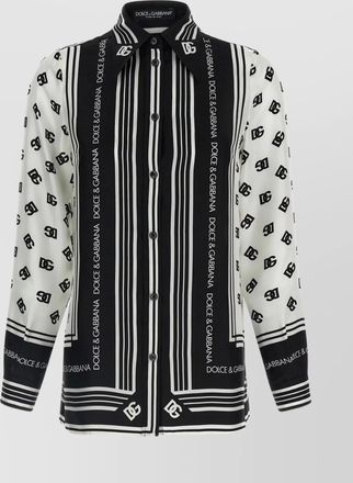 Dolce & Gabbana silk printed shirt