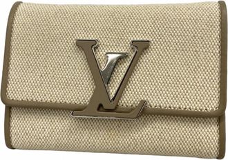 Louis Vuitton Taupe Wallet (Tri-Fold) (Pre-Owned)