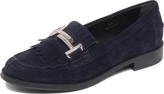 Tod's Dames, Schoenen, Blauw, Maat: 35 EU Suède