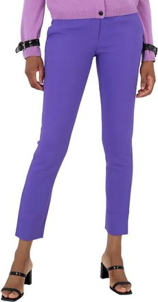 Moschino Ladies Purple High-Waisted Tailored Trousers