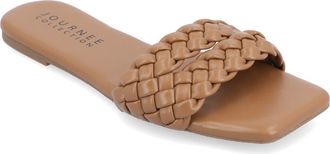 Journee Collection Tru Comfort Sawyerr Sandal in Brown at Nordstrom Rack, Size 6.5