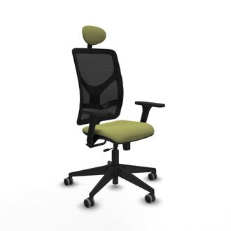 Piqueras y Crespo Silla De Oficina Piqueras Y Crespo Motilla Negro Reposabrazos Ajustables