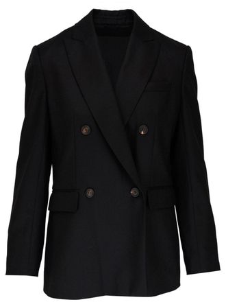 Brunello Cucinelli Kasjmier blazer - Zwart