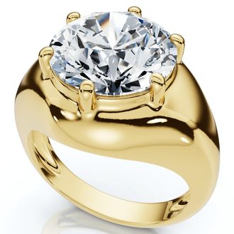 Pompeii3 Certified 5Ct Bryn Diamond Solitaire Engagement Ring Lab Grown