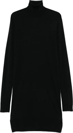 Toteme Midi-jurk met col - Zwart