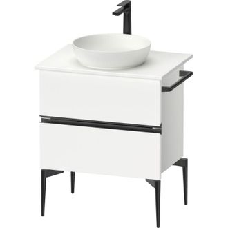 Duravit Duravit - Sivida Consola Mueble Bajo Lavabo, 2 Cajones, Tirador