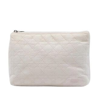 Dior Pre-owned Canvas Pouch - Dames - Pre-owned - Wit - Maat: ONE Size