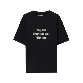 Palm Angels T-Shirts, male, Black, Size: 2XL Statement Regular Tee