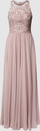 Laona Abendkleid mit Strassteinen in Mauve, Gr&ouml;&szlig;e 36
