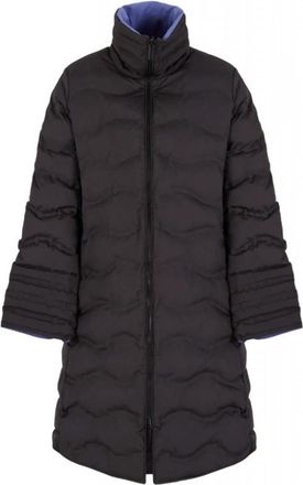 Emporio Armani Nylon Donzen Jas - Dames - Dons jassen - Zwart - XL - Nylon - Jassen