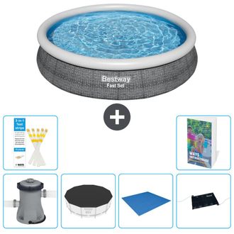 Bestway Piscina Bestway Fast Set Redonda - 366x76 Cm - 7-piezas S214