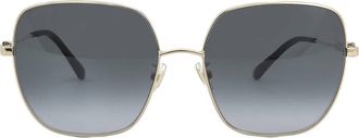 Jimmy Choo London Grey Gradient Butterfly Ladies Sunglasses KORI/G/SK 0RHL/9O 60