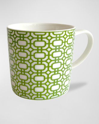 Caskata Newport Garden Gate Mugs, Set of 4