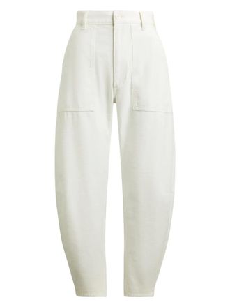 Polo Ralph Lauren reverse sateen tapered trousers - Bianco