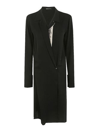 Ibrigu Georgette Wrapped Dress