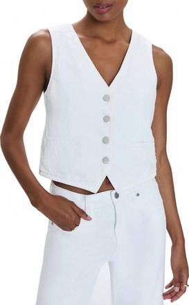 Pistola Denim Vero Vest In White