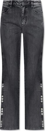 Gestuz Jeans Zuva - Dames - Regular Fit Jeans - Grijs - W30 - Katoen - Jeans