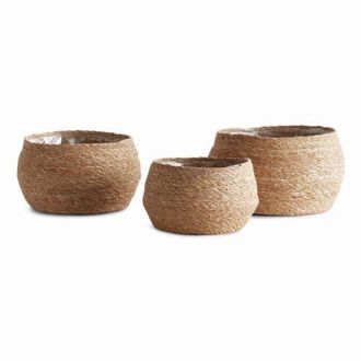 Napa Home & Garden Seagrass Round Tapered Baskets, Set of 3 - Natural Color in Brown at Nordstrom